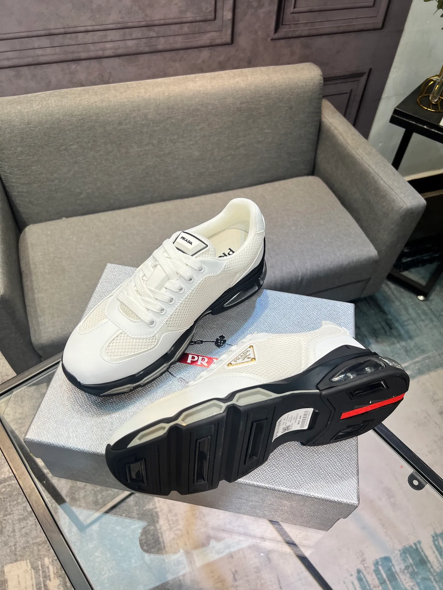 Men's shoes 💰660 [PRADA] Men's shoes are popular in the counter, official website is synchronized, 1 high-quality shipment ✔️ Original frosted cowhide + cowhide lining, 1🆚1 replica, original sole, 38-45 (45 customized, non-refundable)